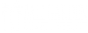 bali garden logo white